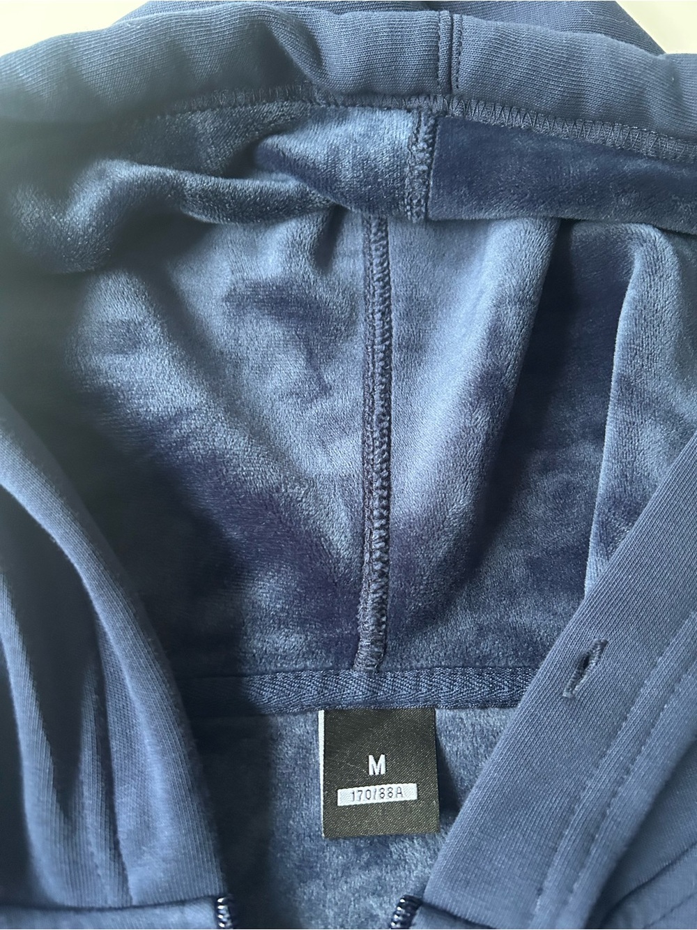 Carhartt Navy Full-Zip Hoodie with Yellow Logo - Picture 2 of 2